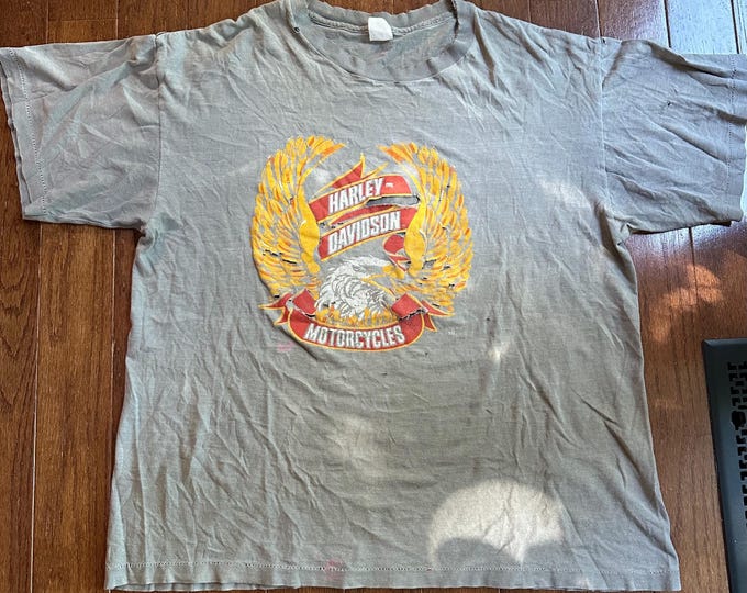 Vintage Harley Davidson Motorcycles Tee – Thrashed & Butter Soft