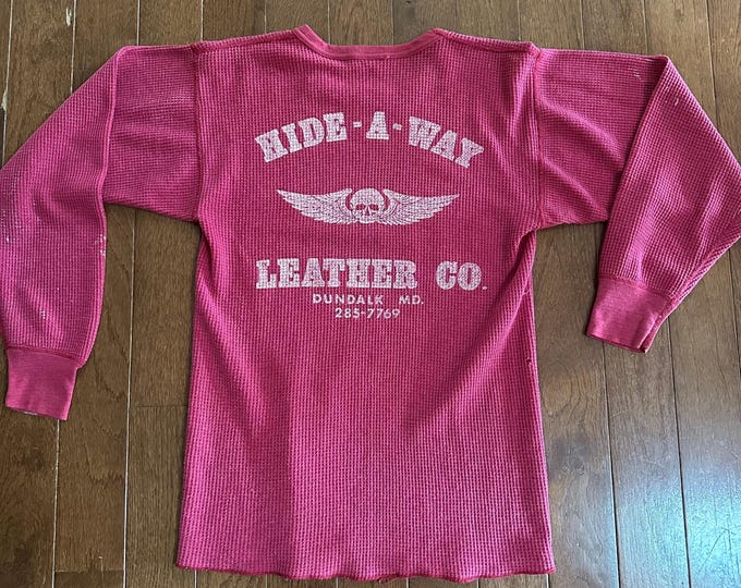1980s Harley Davidson hide-a-way leather co thermal