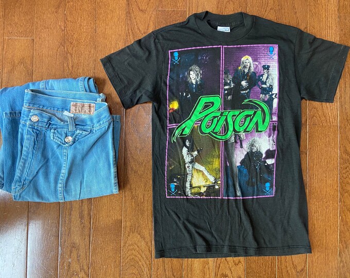 1988 Poison Open Up and Say Ahhh Tour Tee