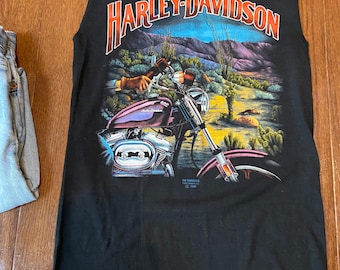 1990 3D Emblem Harley Davidson Mo’s Beer Tee