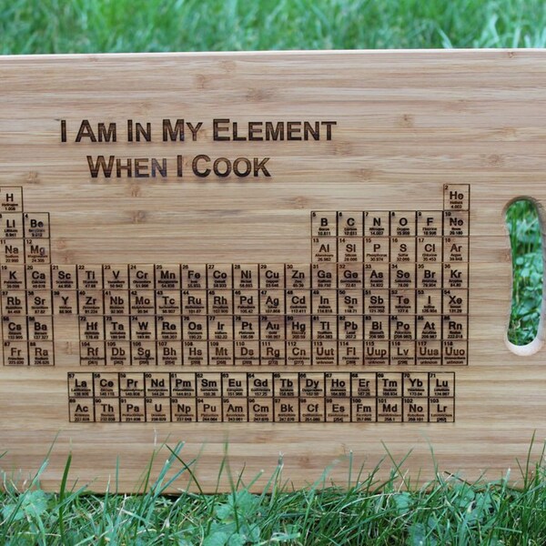 Periodic Table of Elements Cutting Boards - Etsy