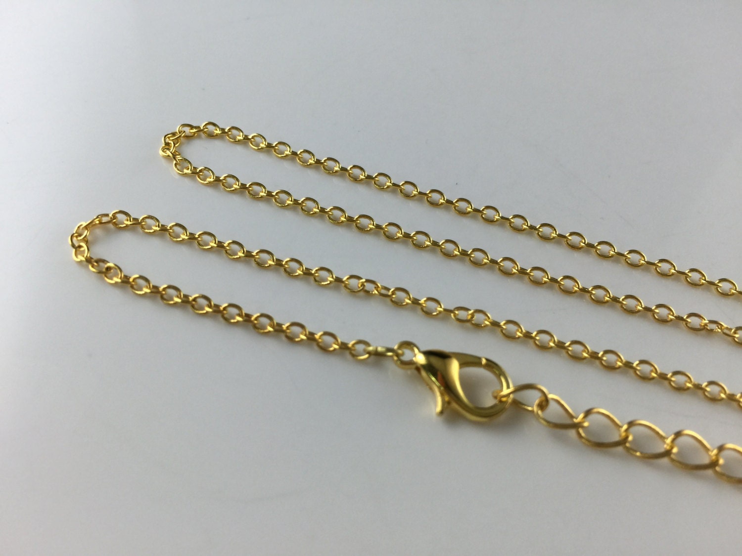 Gold Chain Necklace 2.5mm X 2mm Oval Links Chain Whole Sale - Etsy