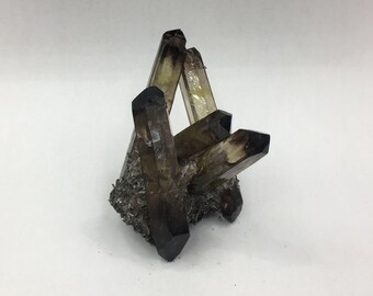 Natural Smoky Quartz Cluster Dark Smoky Quartz Crystal Cluster Druzy Stone Decor Mineral Specimen Healing Stone Rock Free Form CD-S05