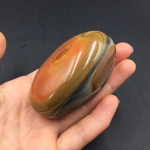 XL Cristallo Selenite Cuore Lucidato Pietra Palma Preoccupazione - Foto 7