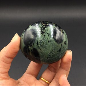 Polished Kambaba Jasper Specimen Tumbled Kambaba Jasper Stromatolite Stone Palm Stone Crystal Mineral Specimen Healing Meditation CD-KS-04
