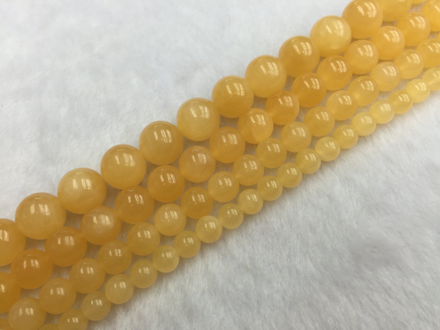 10 Perles Topaze Jaune Citrine Triangle 8-9mm – Neuf, Marque Homemade