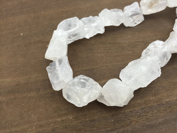 Raw quartz best sale beads