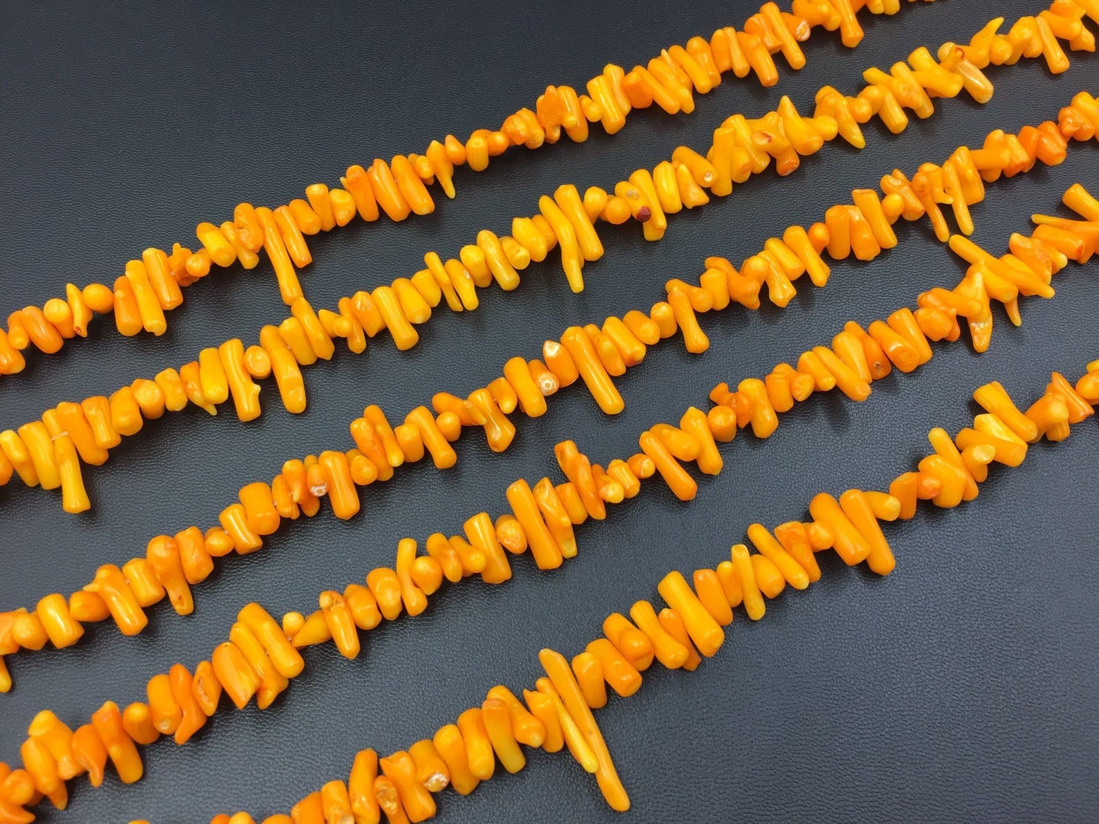 Tiny Coral Bamboo Coral Stick Beads Colored/dyed Coral Branch - Etsy