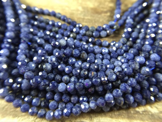 Faceted sapphire beads deals