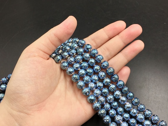 ite round beads, Polished gemstone beads, Jewelry making strand