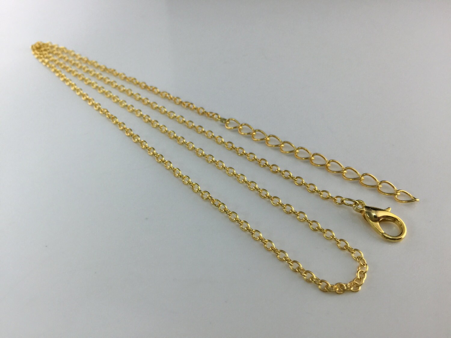 Gold Chain Necklace 2.5mm X 2mm Oval Links Chain Whole Sale - Etsy