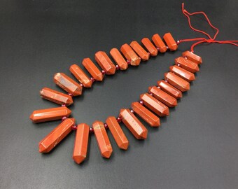 ダブルターミネーテッドレッドジャスパーポイント レッドジャスパー