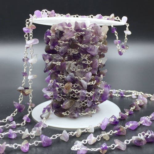 Amethyst Rosary Chain Wholesale 