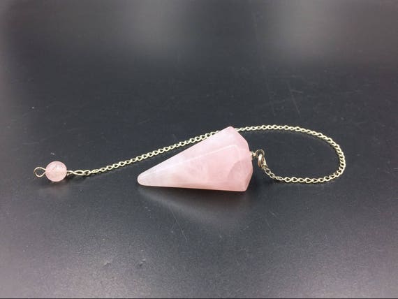 fairy rose quartz pendulum fairy rose quartz pendulum