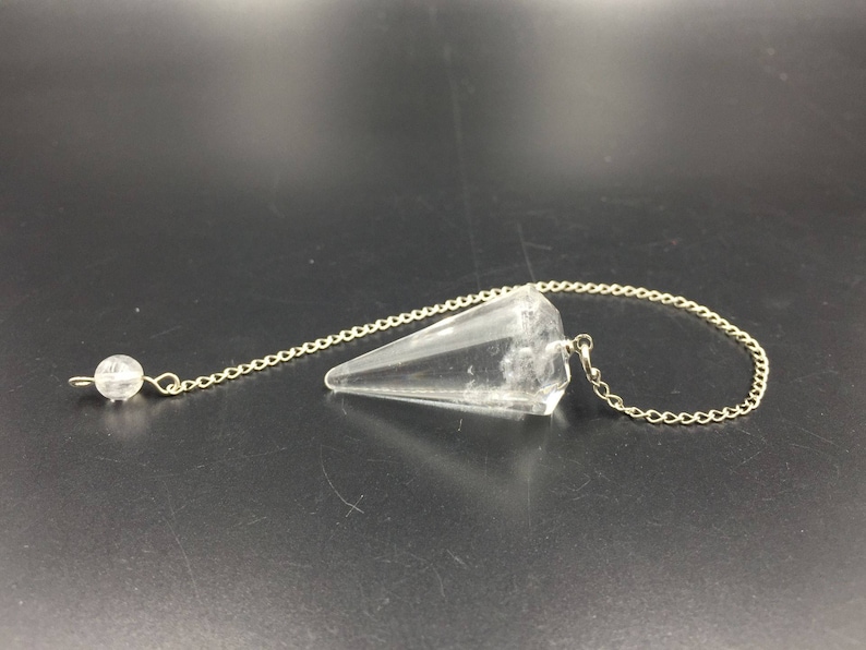 YOU CHOOSE! A Green Quartz Stone Pendulum Reiki//Chakra//Metaphysical