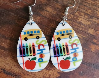 Pendientes de agradecimiento para profesores. Regalos para profesores de la escuela. Regalos para profesores, personal administrativo, regalos de agradecimiento para conductores de autobús escolar.