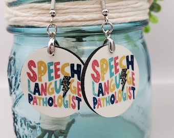 Regalo para terapeuta del lenguaje del habla // SLP // Colgante de agradecimiento para maestros // Regalo de agradecimiento // Regalo de regreso a clases // Terapeuta del lenguaje del habla