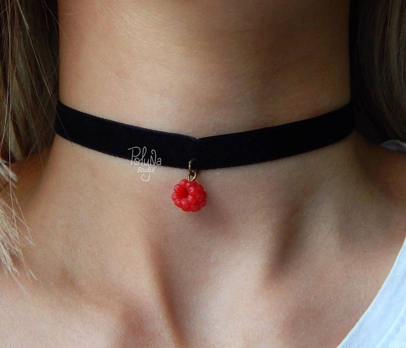 Vintage Velvet Black Choker Neck Choker 90s Choker Etsy