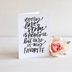 Love story quote, sweet card, printable card, romantic card, printable art