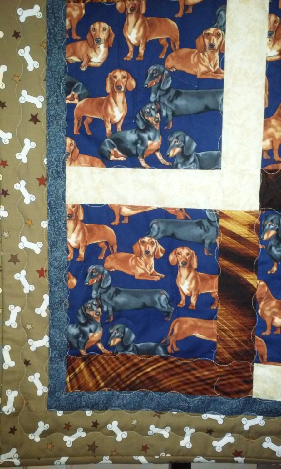 Dachshund Quilt Etsy