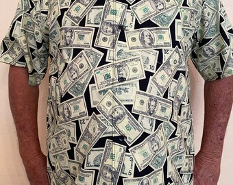 Official Herren Cash Money T Shirt Rundhals Kurzarm Baumwolle Print 