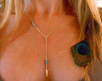 Boho Necklace | Boho Jewelry | Boho | Turquoise Necklace | Turquoise Jewelry | Hippie Necklace | FREE GIFT WRAP