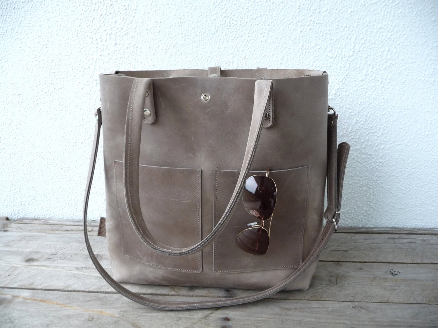 XL Leather Tote Large Leather Tote Leather Tote Bag for Etsy