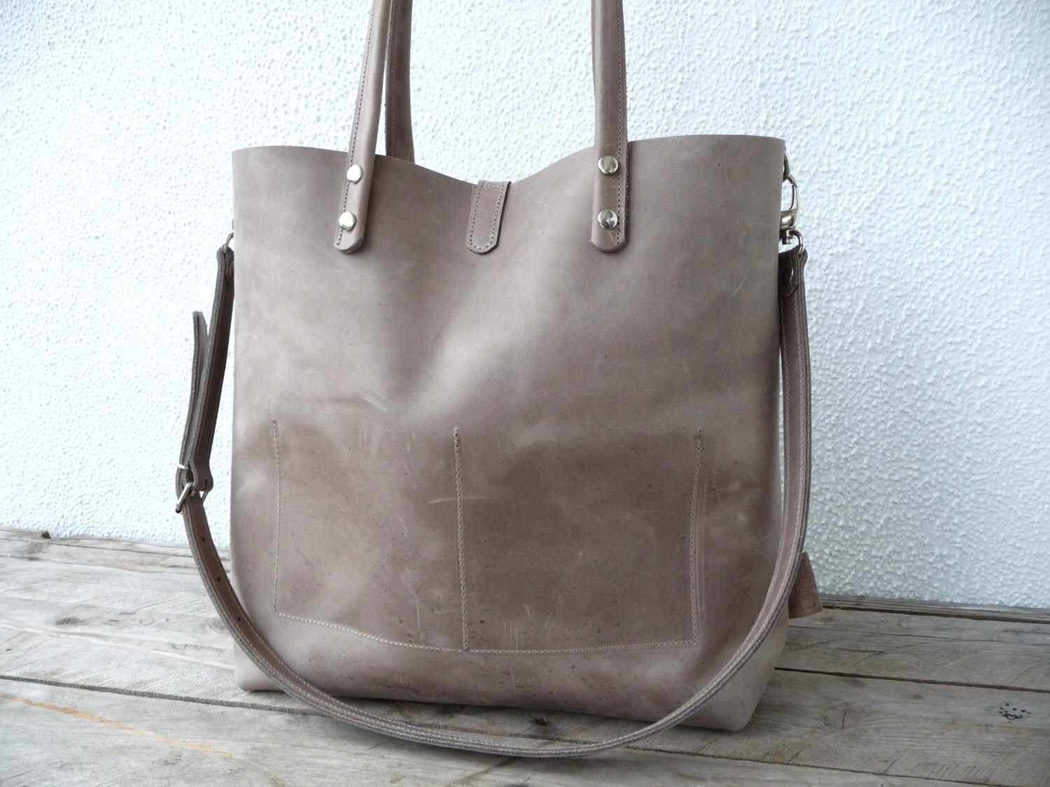 XL Leather Tote Large Leather Tote Leather Tote Bag for Etsy