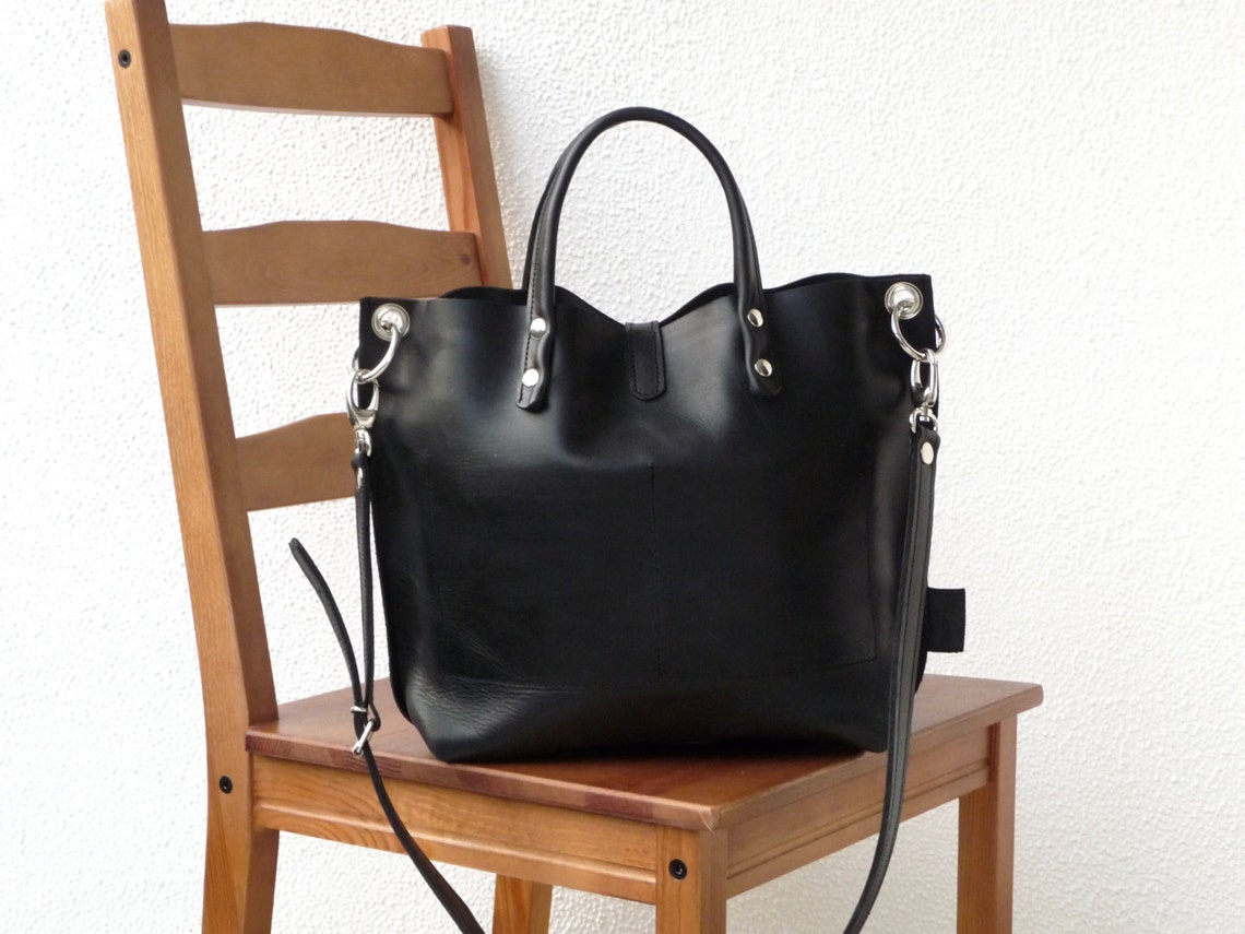 Leather Bag Leather Bag Black Leather Bag Women Small Etsy