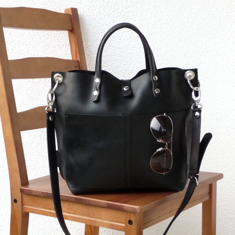 LEATHER DEPT. BLACK BAG main image 1