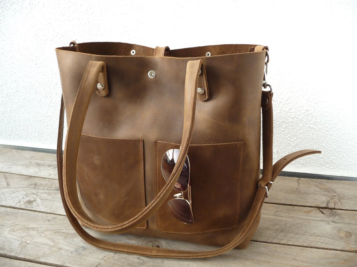 Leather Bag Large Leather Bag Big Leather Bag Leather Bag Etsy