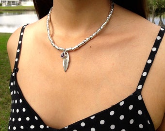 Women Necklace Swarovski Crystal,Leather Boho Necklace Leaf Pendant,Uno de 50 Style Minimalist Necklace,Women Silver Necklace