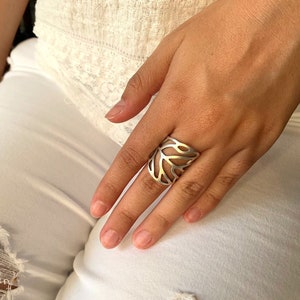 Boho Ring Silver Plated,Ring Tribal Ring Adjustable Ring,Women Ring,Zamak Ring,Statement Ring