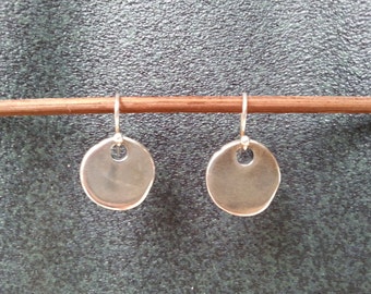 Sterling Silver Earrings,Silver Plated Zamak Beads,Sterling Silver French Style Ear Wires, Boho Earring Women's Earrings