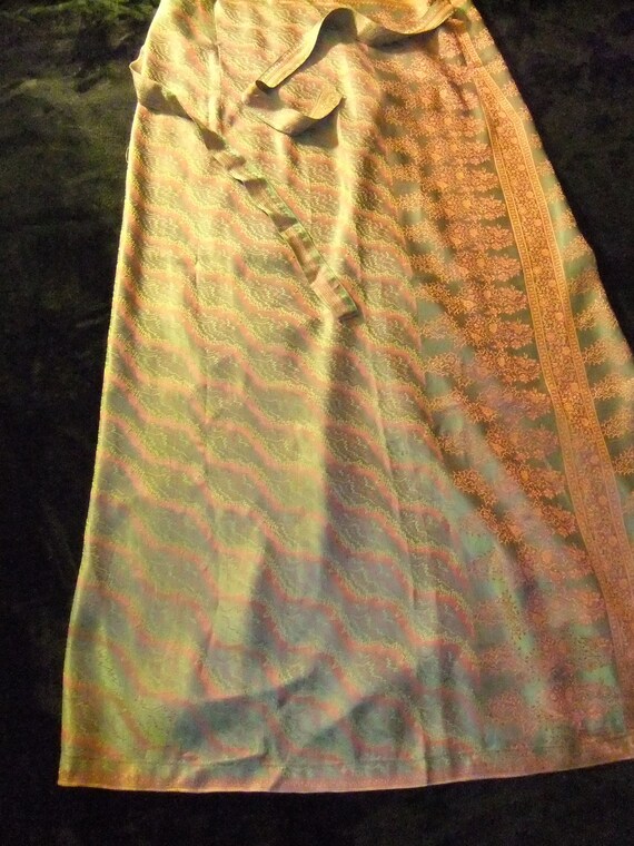 Italian Silk Wrap Skirt - Paisley main image 1
