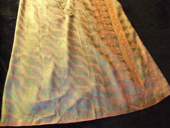 Italian Silk Wrap Skirt - Paisley