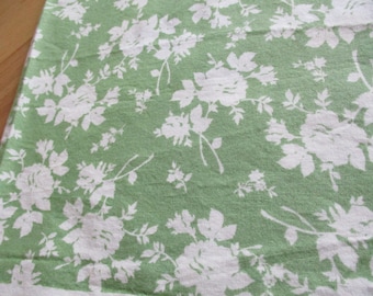 Light Green and White Floral Fabric Cottage Romance by Willowberry Lane and Maywood Studio, Style #2149