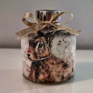 Country Hare reed diffuser, rabbit reed diffuser, woodland decor, farmhouse gift, hare lover, home fragrance