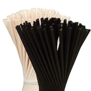 Premium Fibre Reed Diffuser Sticks - 20cm x 4mm -  Diffuser Sticks for Diffuser Oils Fragrance Refill - Fibre Reeds for Diffusers