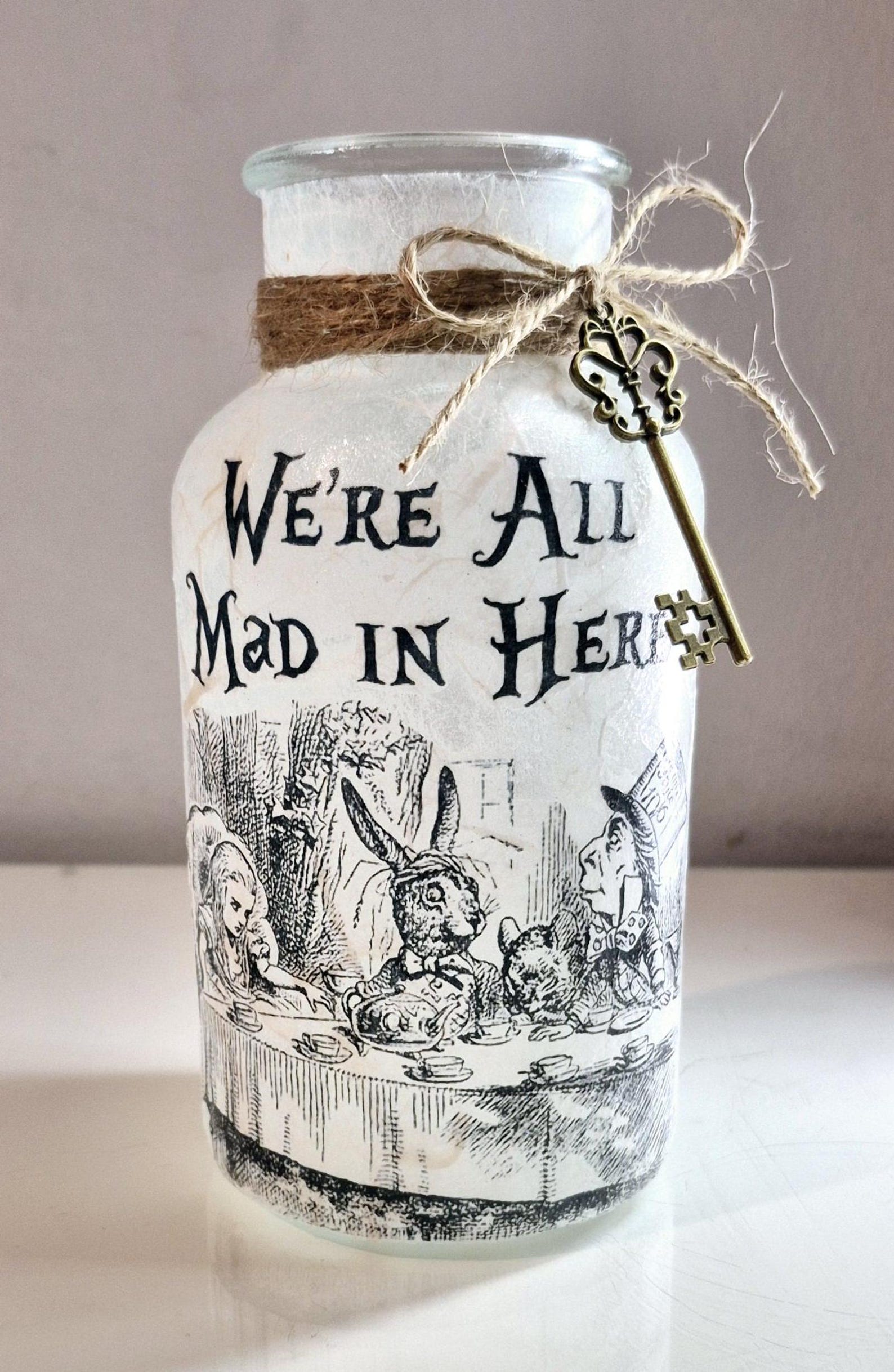 Alice in Wonderland Light Up Bottle: Mad Hatter Tea Party Decor