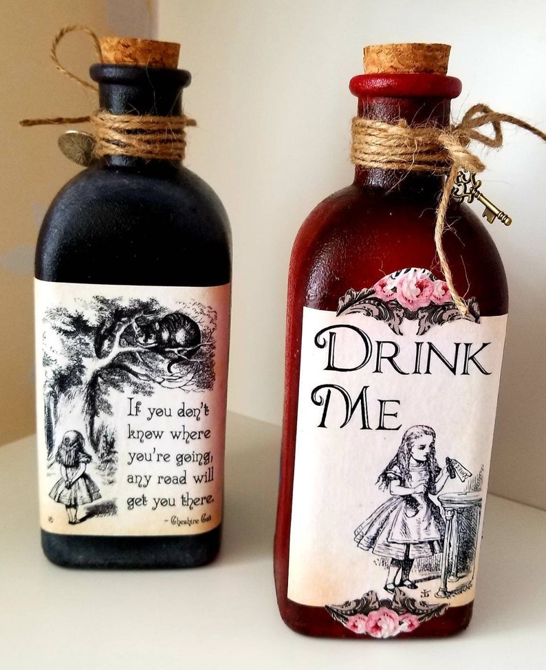 Alice in wonderland bottle. Drink me bottle. Alice in Etsy Alice in wonderland bottle. Drink me bottle. Alice in Etsy