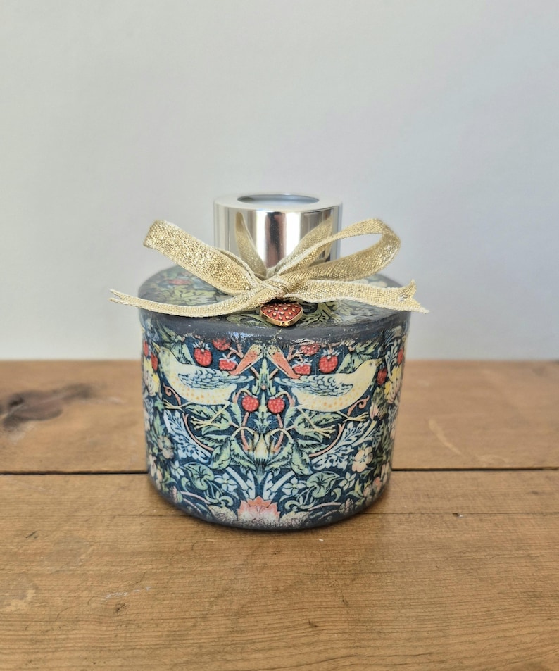 Metallic Reed Diffuser William Morris Reed Diffuser, Strawberry Thief Diffuser, William Morris ...