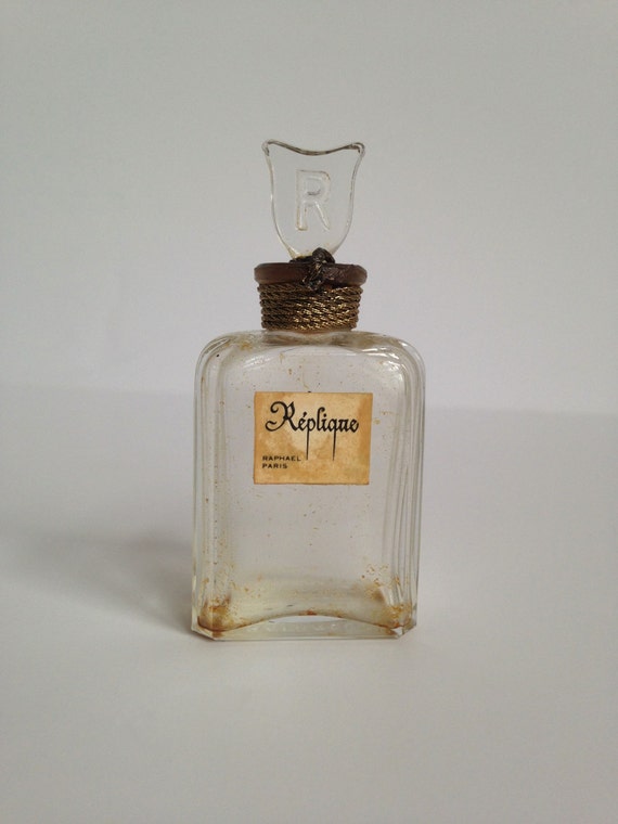 REPLIQUE Perfume Raphael Paris France Replique Perfume Bottle Ad Advertising