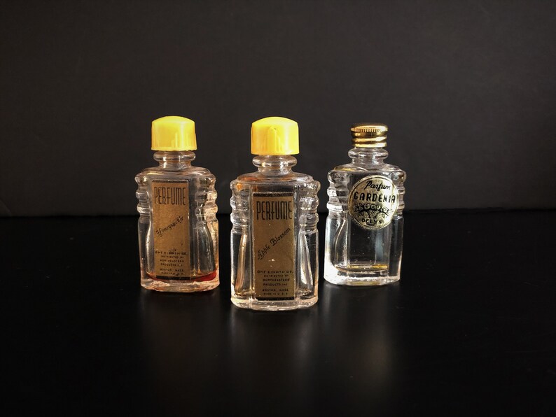 miniature perfume bottles