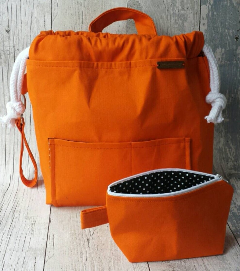 Extra Large Bag Canvas Bag Drawstring Bag Knitting Bag Etsy