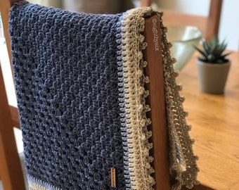 Merino Baby Granny Square Blanket