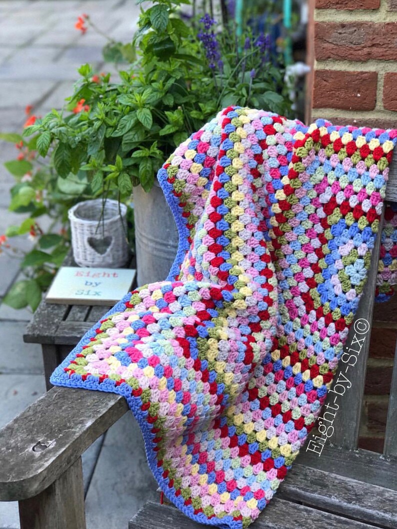 Vintage Inspired Granny Blanket Etsy
