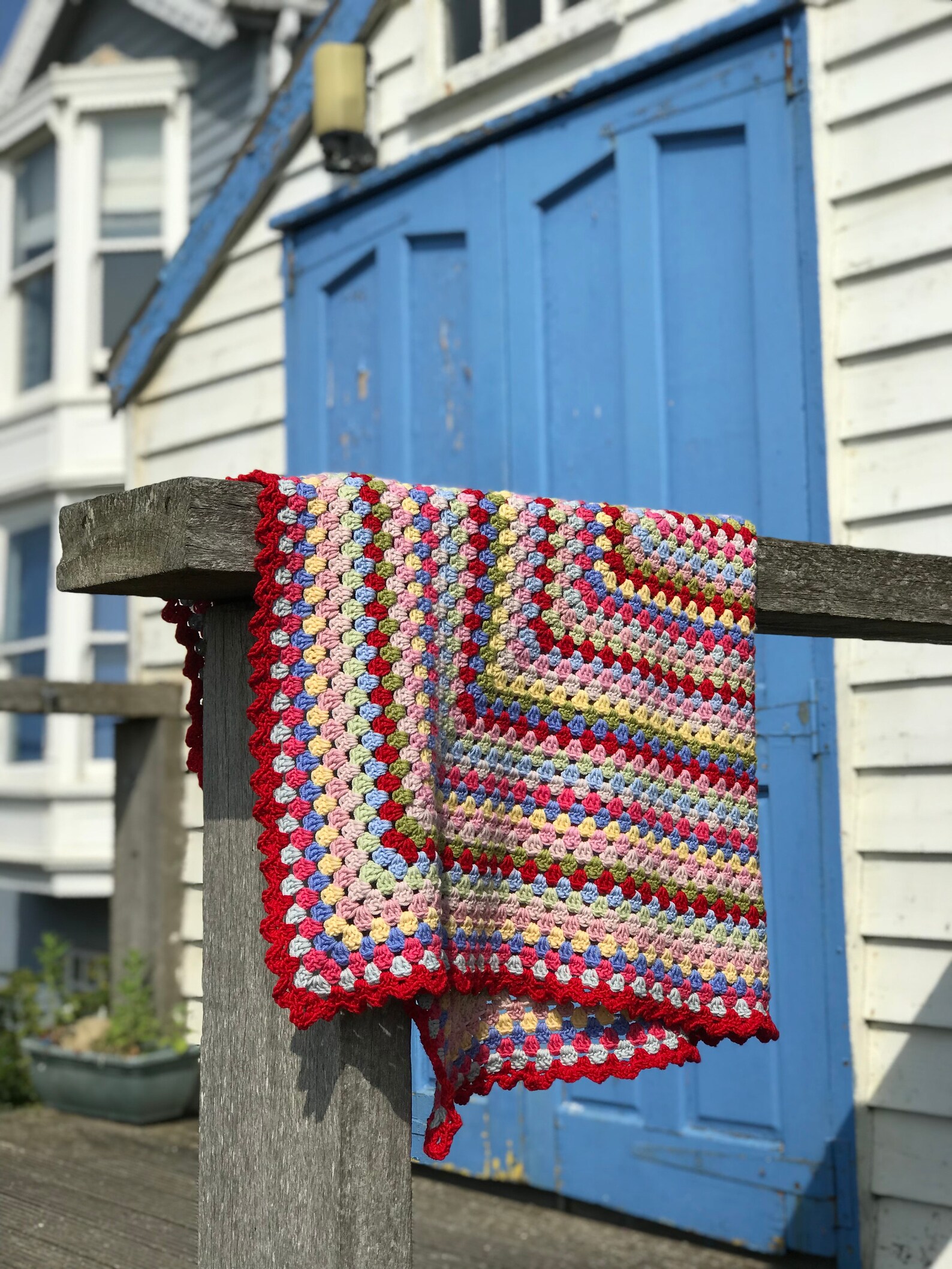 Vintage Inspired Granny Blanket Etsy