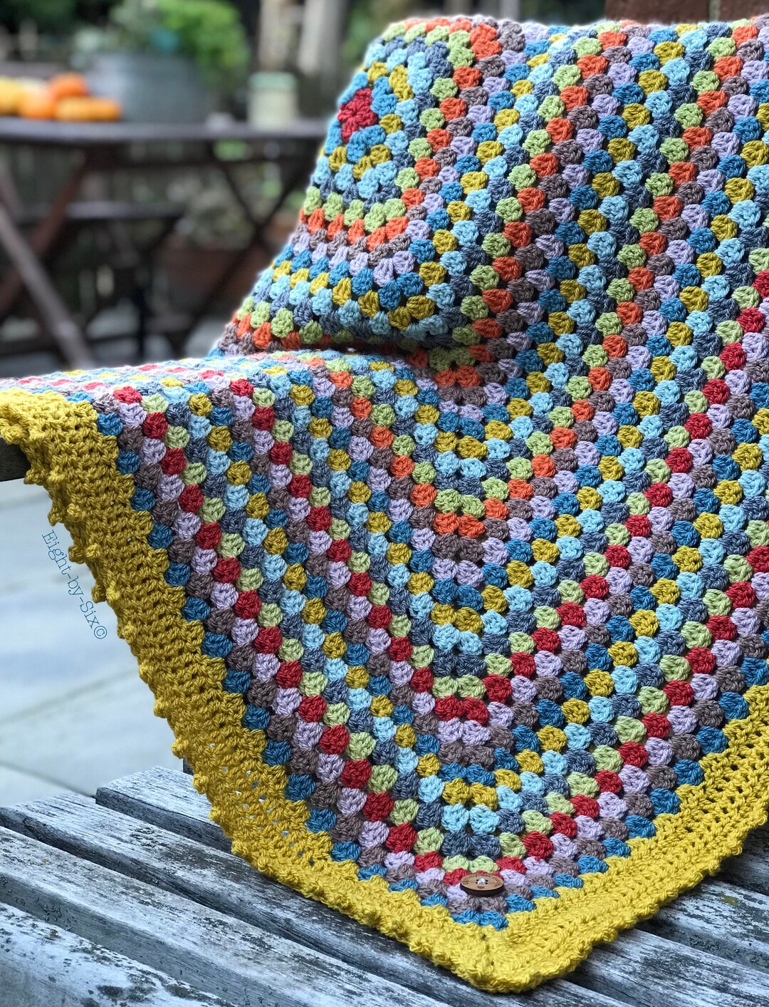 Mustard Granny Blanket Etsy