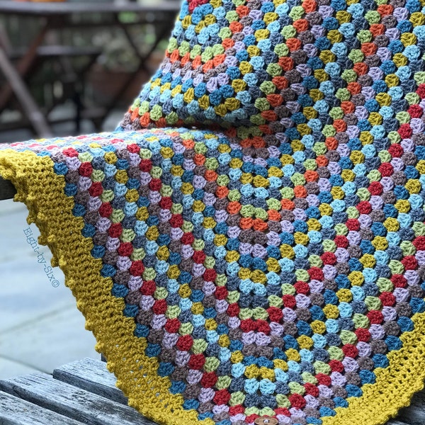 Mustard Granny Blanket